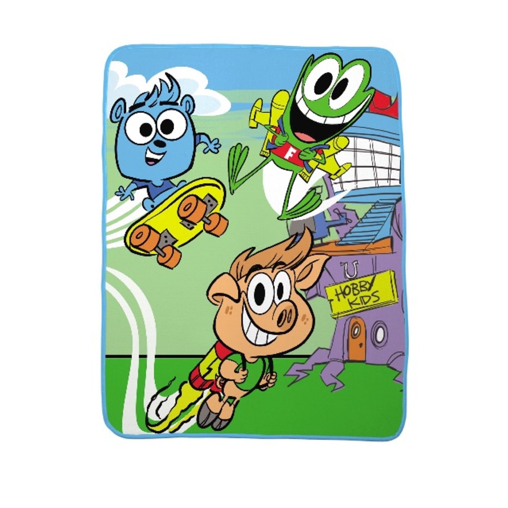 NWT Hobby Kids Silky Soft Throw Street Action Hero